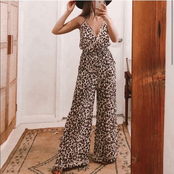 Spell Pants - Spell & The Gypsy Bodhi Leopard Print Jumpsuit